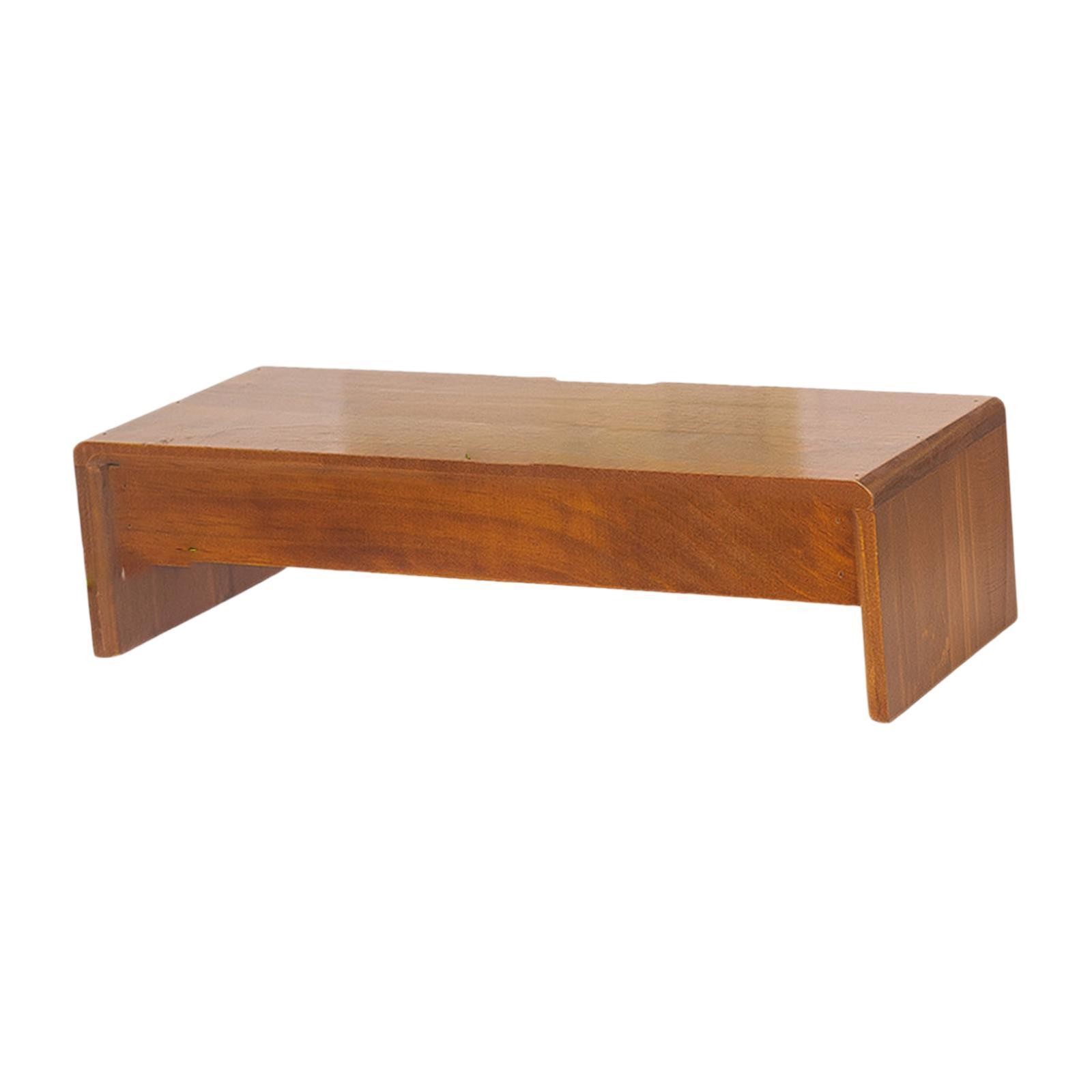 Desktop Monitors Stand Riser Laptop Shelf Space Saving Computer Display Desk