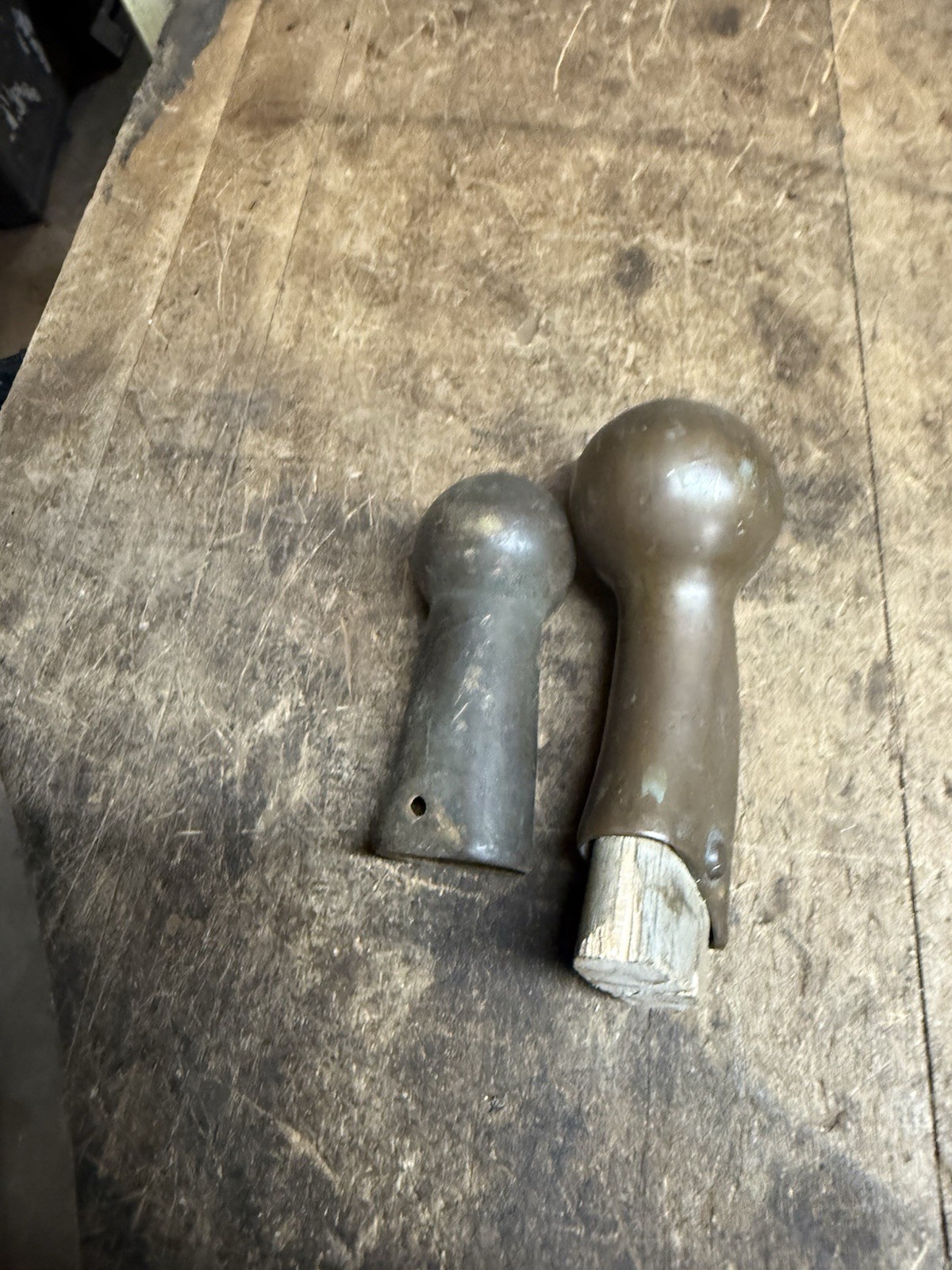 Western Horse Hame Harness Dandy Ball Knob Finial Topper Brass Cane Handle Parts