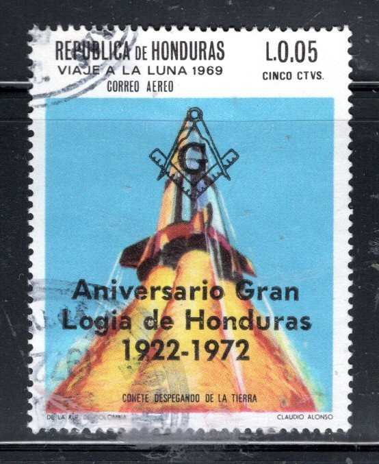 HONDURAS  LATIN AMERICA STAMPS OVERPRINT USED LOT 62424