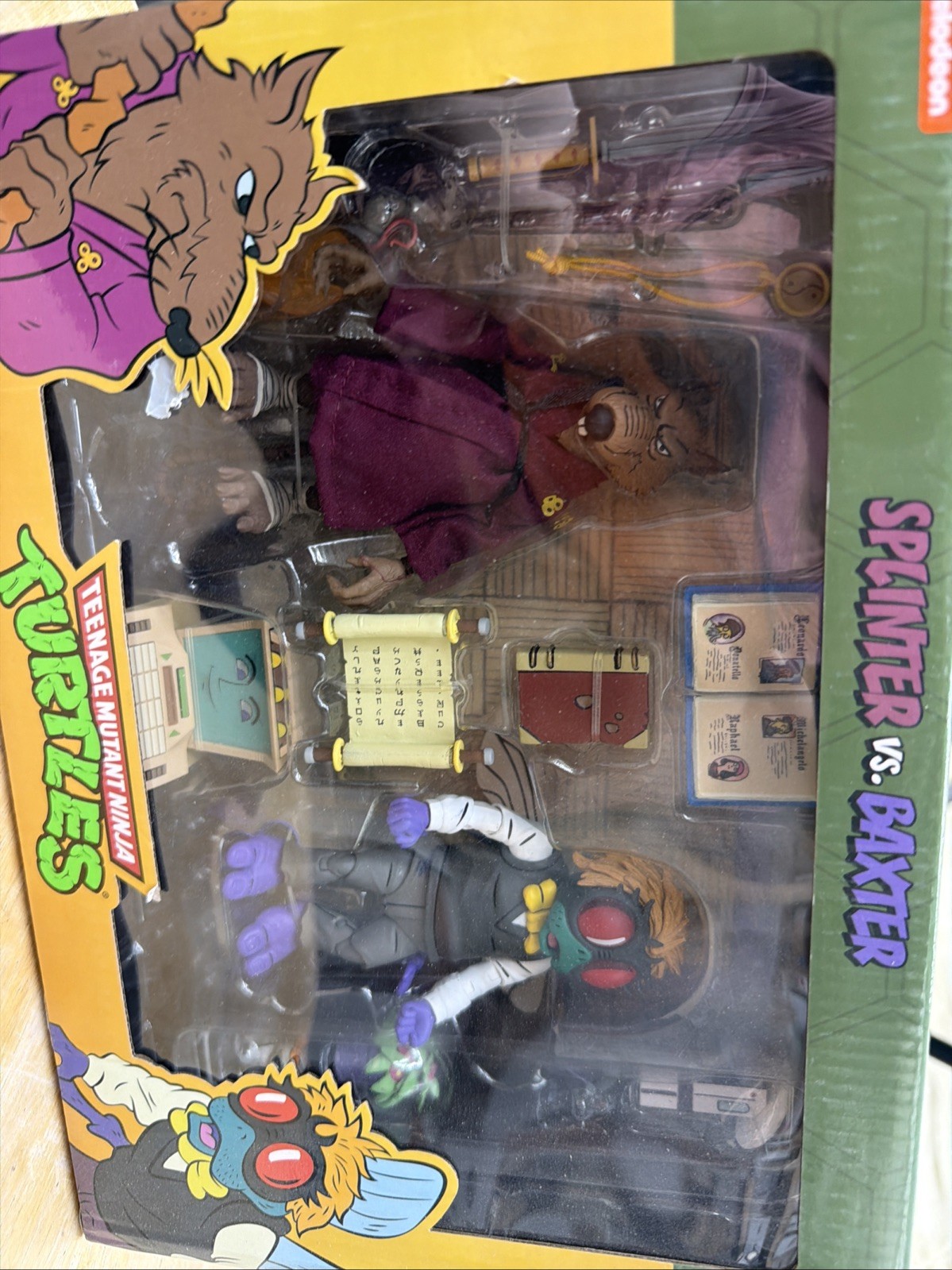 NECA Teenage Mutant Ninja Turtles Splinter & Baxter Action Figure