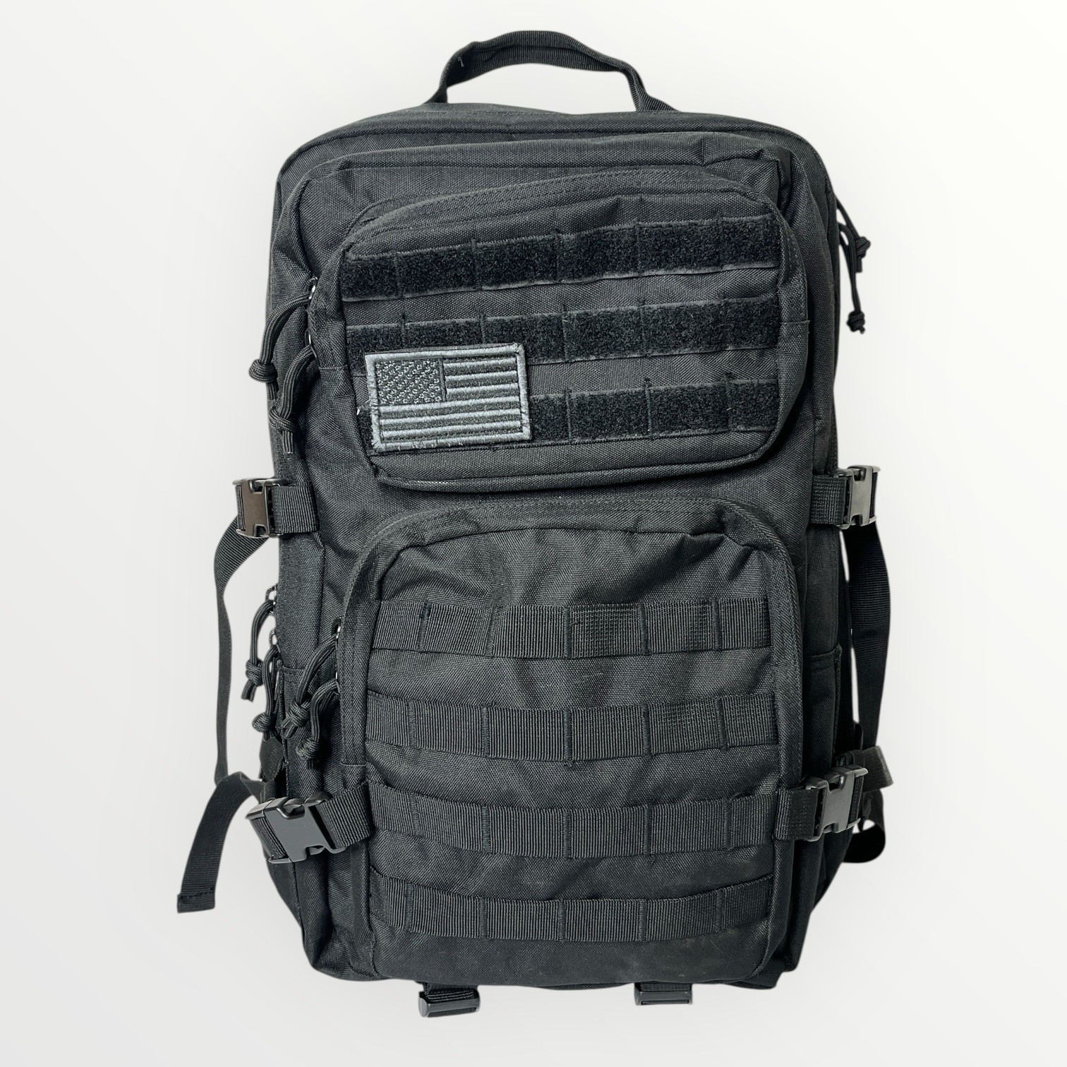 Tactical Gear Black Backpack Rucksack Bug Out Bag Hunting Expandable