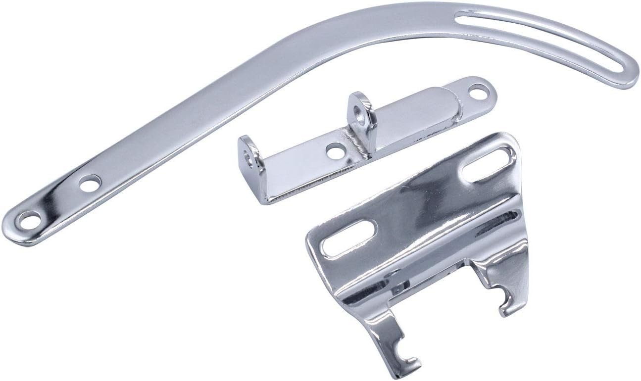 Small Block Chevy Alternator Bracket Kit Chrome