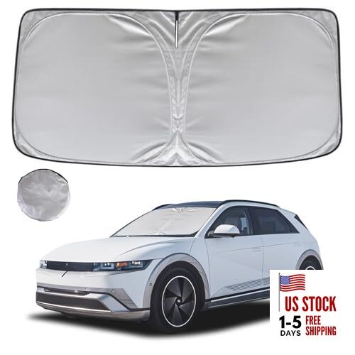  Windshield Sun Shade for 2022-2025 2026 Hyun for 2022-2026 Hyun-dai Ioniq 5