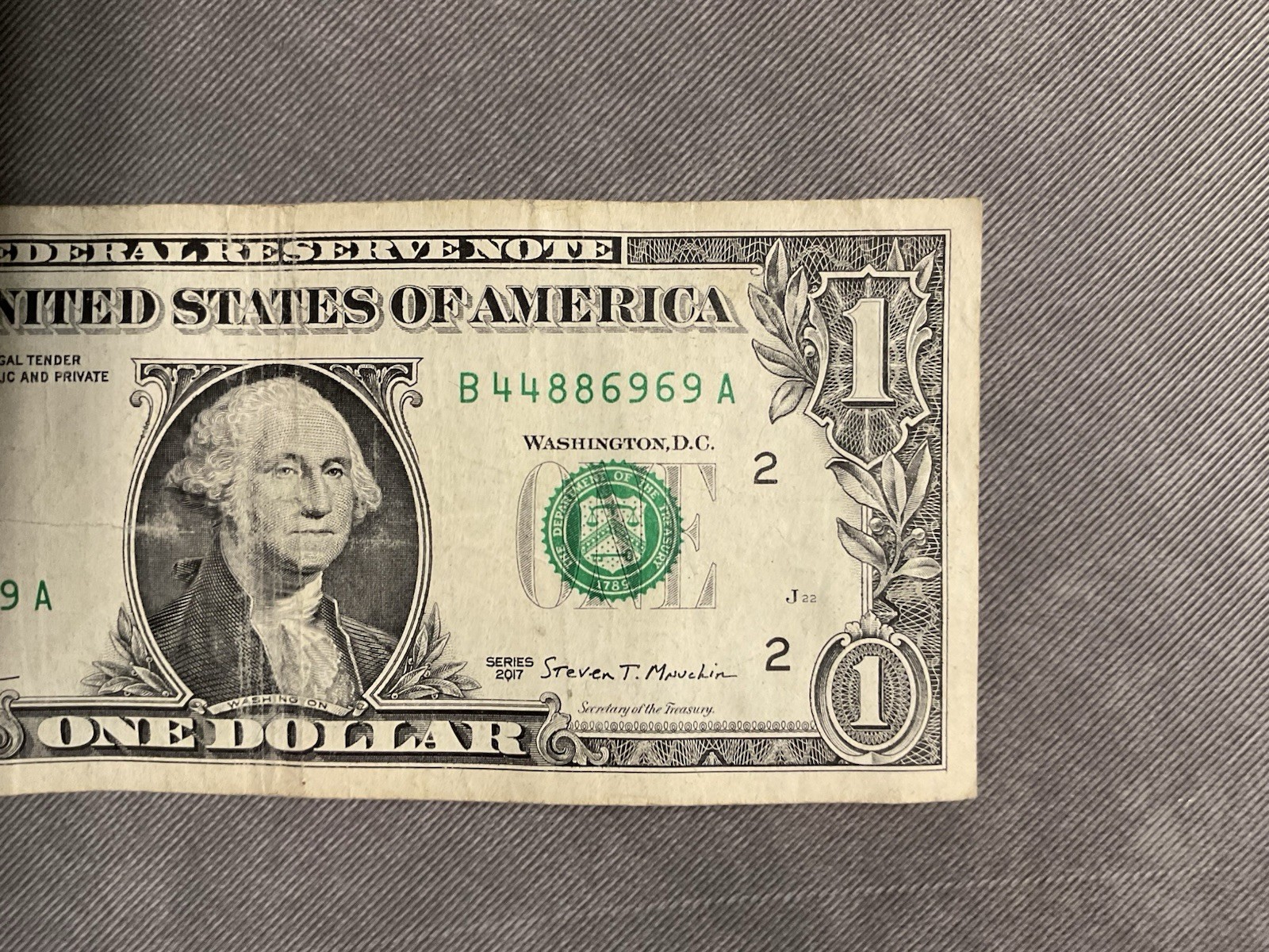 4s 8s 6s 9s US $1 Dollar Bill Four Pairs 44886969 Fancy Serial Number