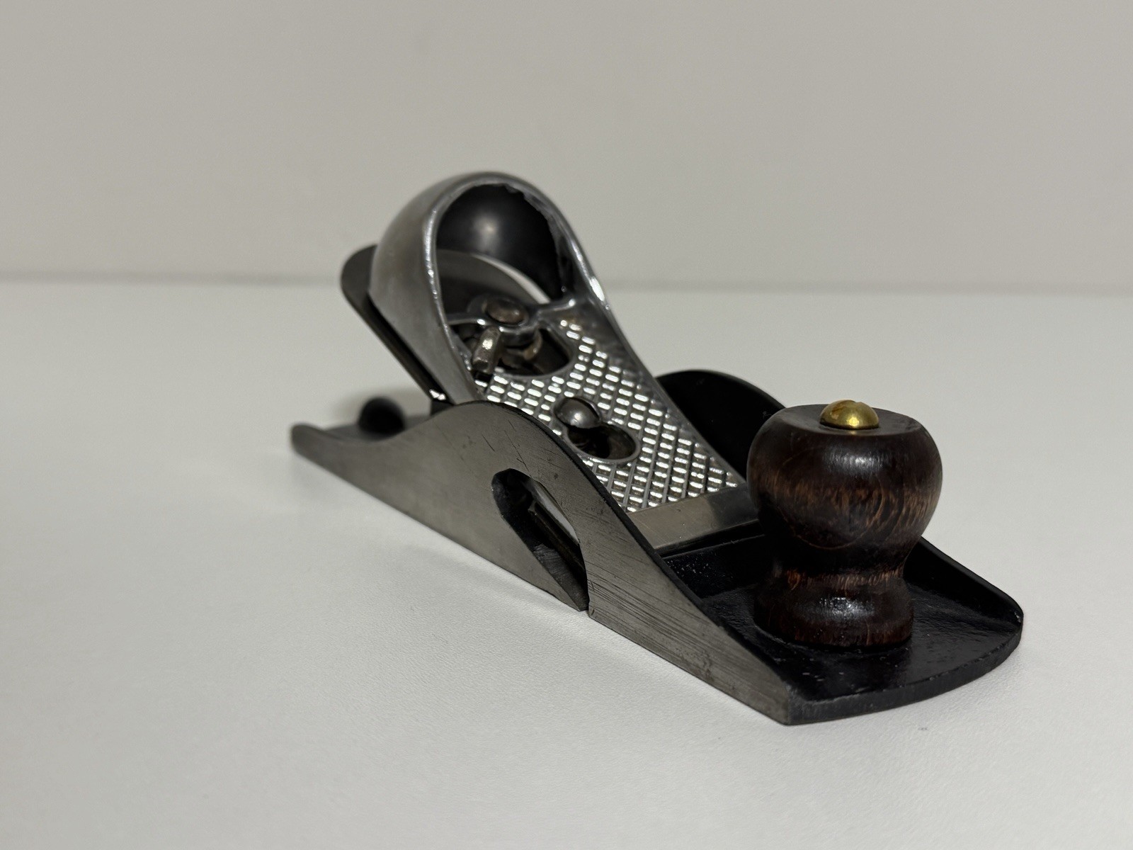 Vintage Stanley Two-Tone Block Plane Wood Plane - Made in USA