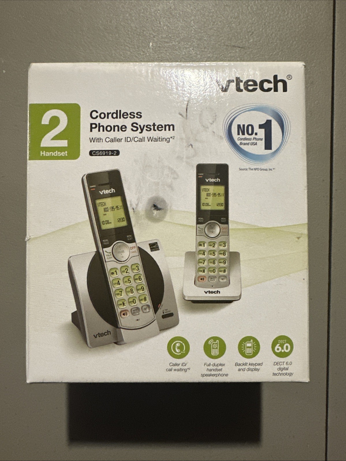 VTech CS6919-2 DECT 6.0 2-Handset Cordless Phone