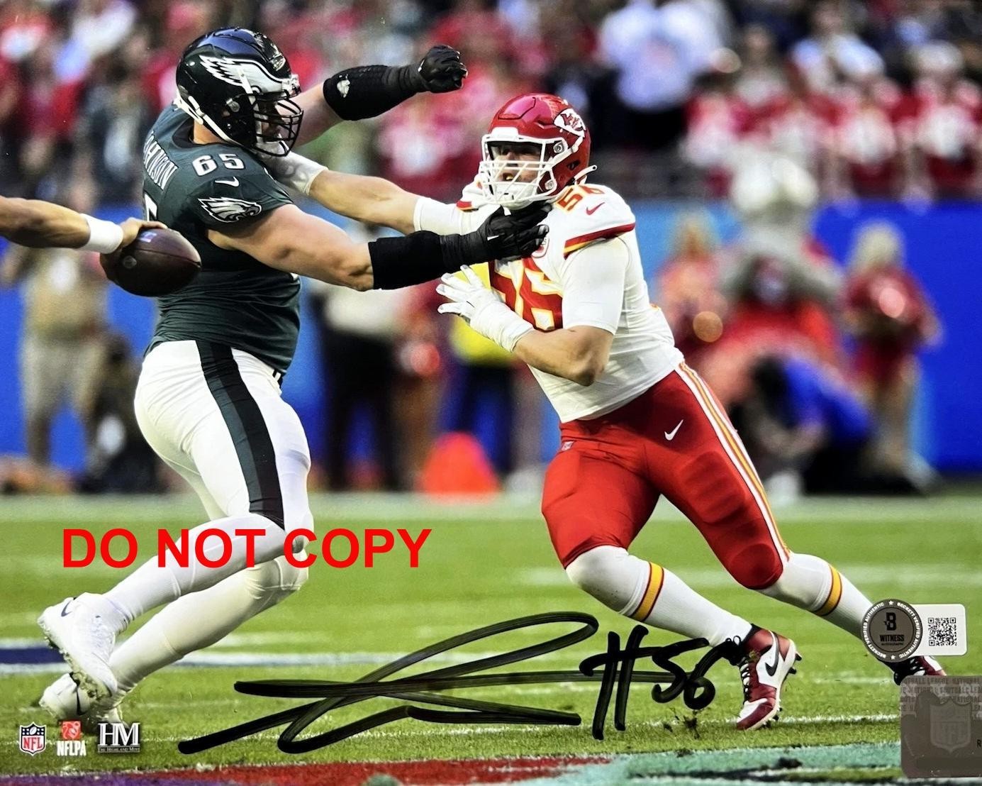 George Karlaftis KANSAS CITY CHIEFS Signed Autographed REPRINT 8x10 Photo RP