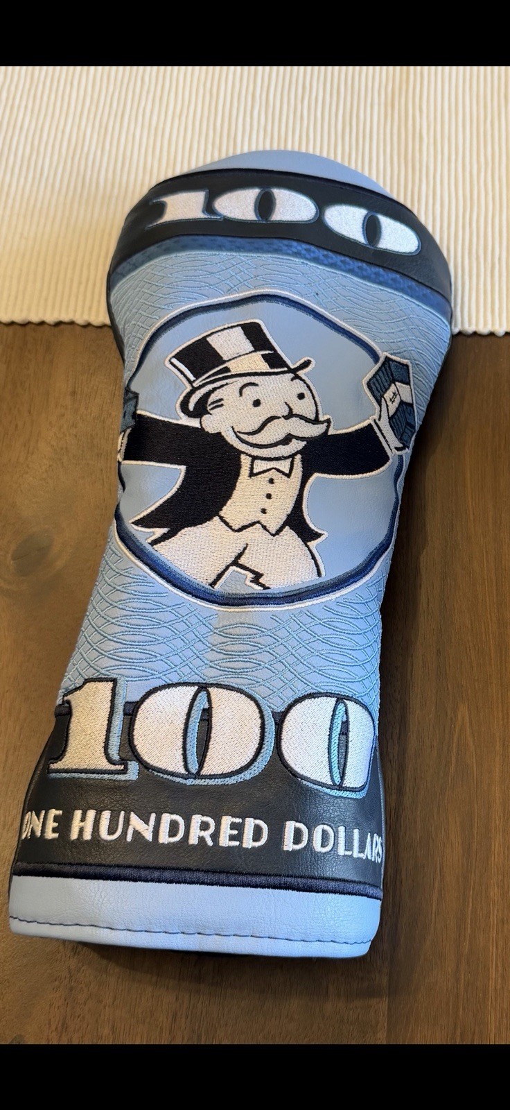 Bettinardi Monopoly $100 Driver Headcover