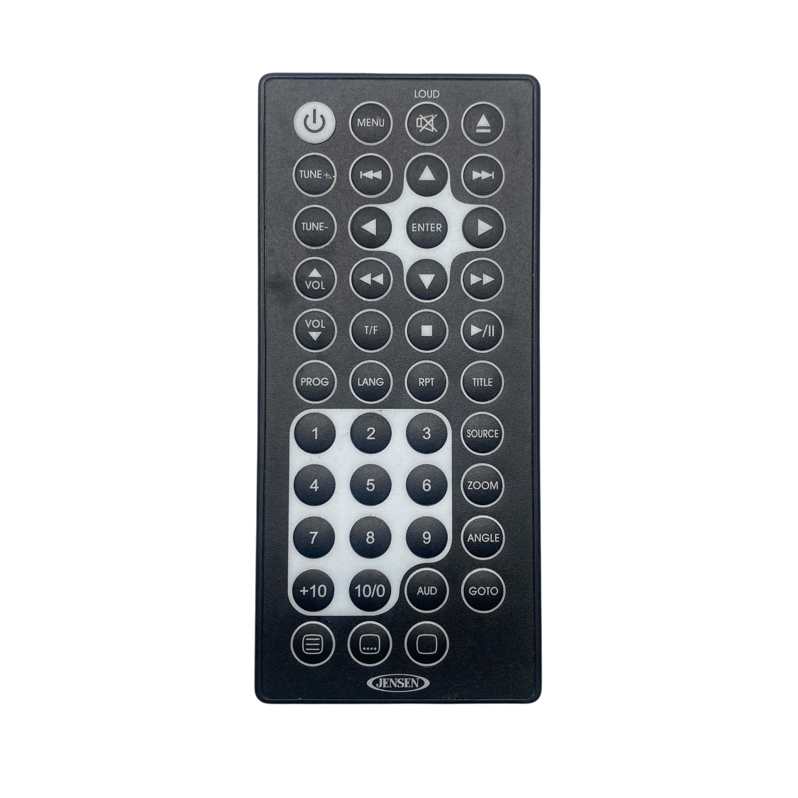 Jensen Universal Remote Control for Car Stereo DVD Player Audio System