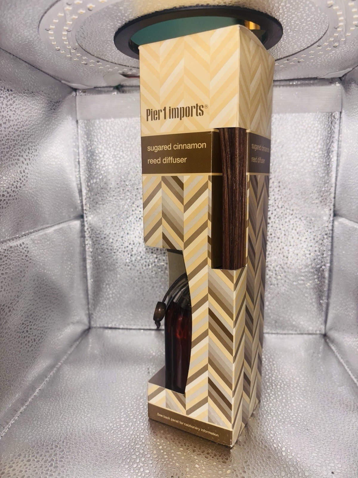 Pier 1 Imports Reed Diffuser Sugared Cinnamon 10oz Fragranced Liquid 10 Reeds