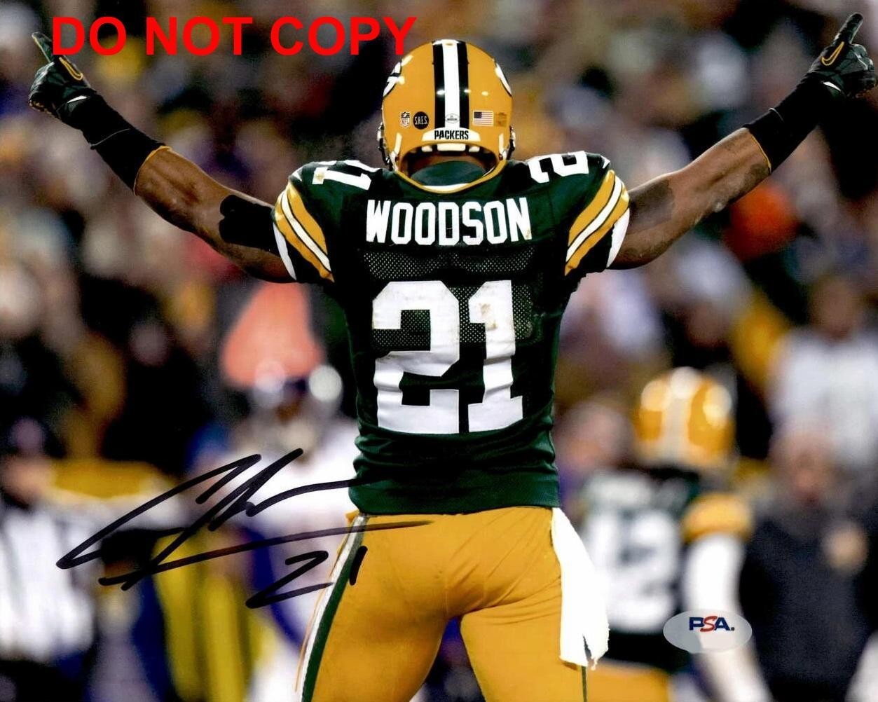 Charles Woodson GREEEN BAY PACKERS Signed Autographed REPRINT 8x10 Photo RP 6