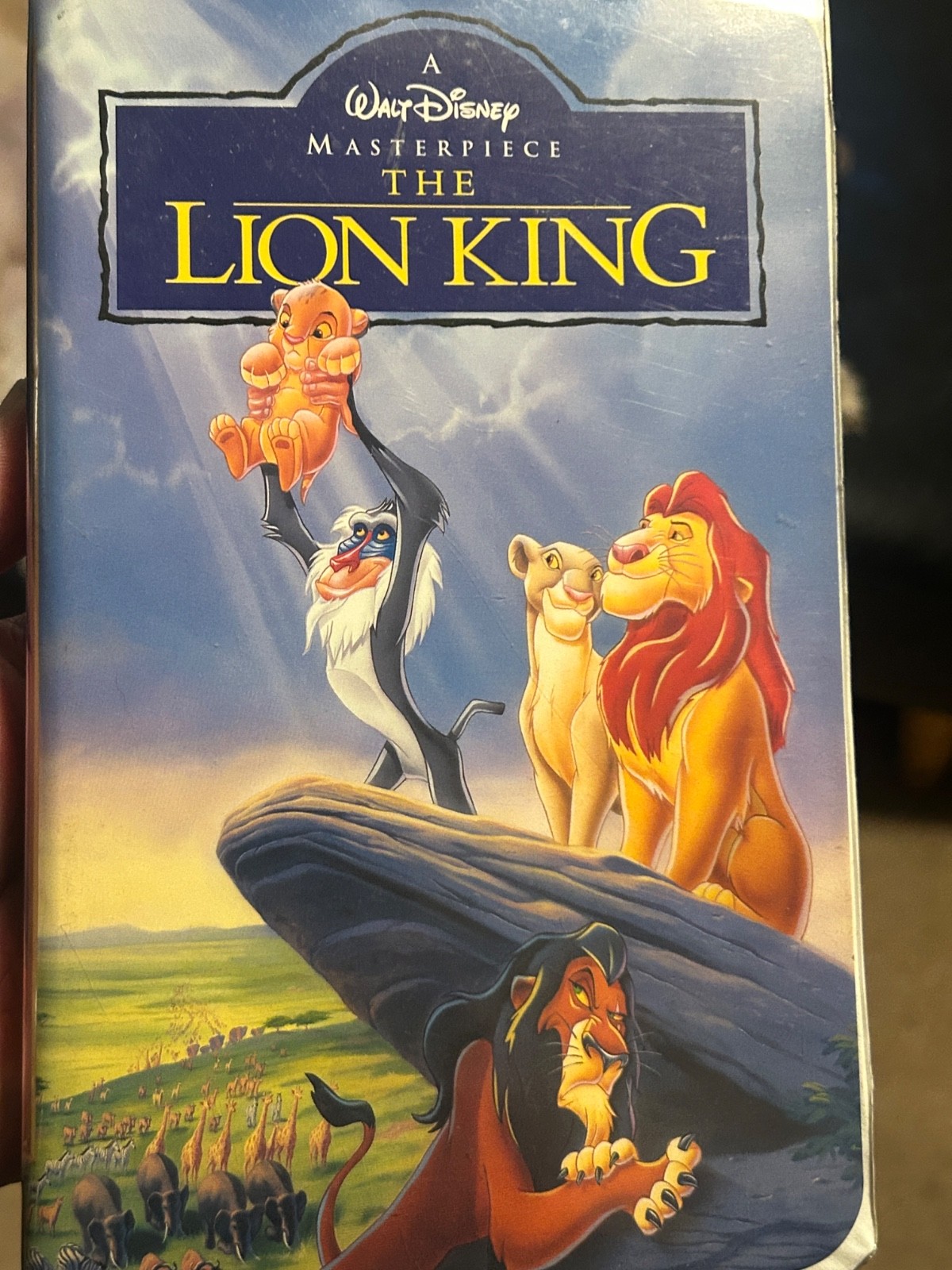 Walt Disney Home Video The Lion King Masterpiece VHS NTSC Animation Family