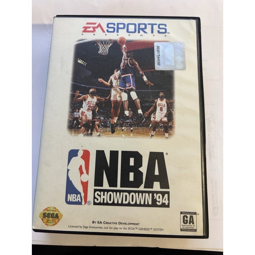 NBA Showdown '94 (Sega Genesis, 1994) Game CIB Tested Authentic. Complete Clean