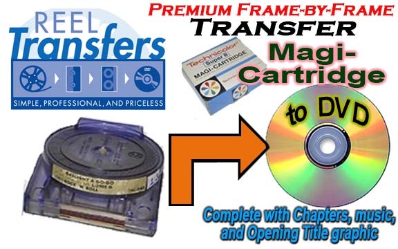 Transfer Film Magi-Cartridge to DVD (premium frame-by-frame)