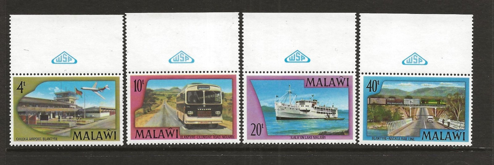 1977 Malawi Transport SG547-550 unmounted mint