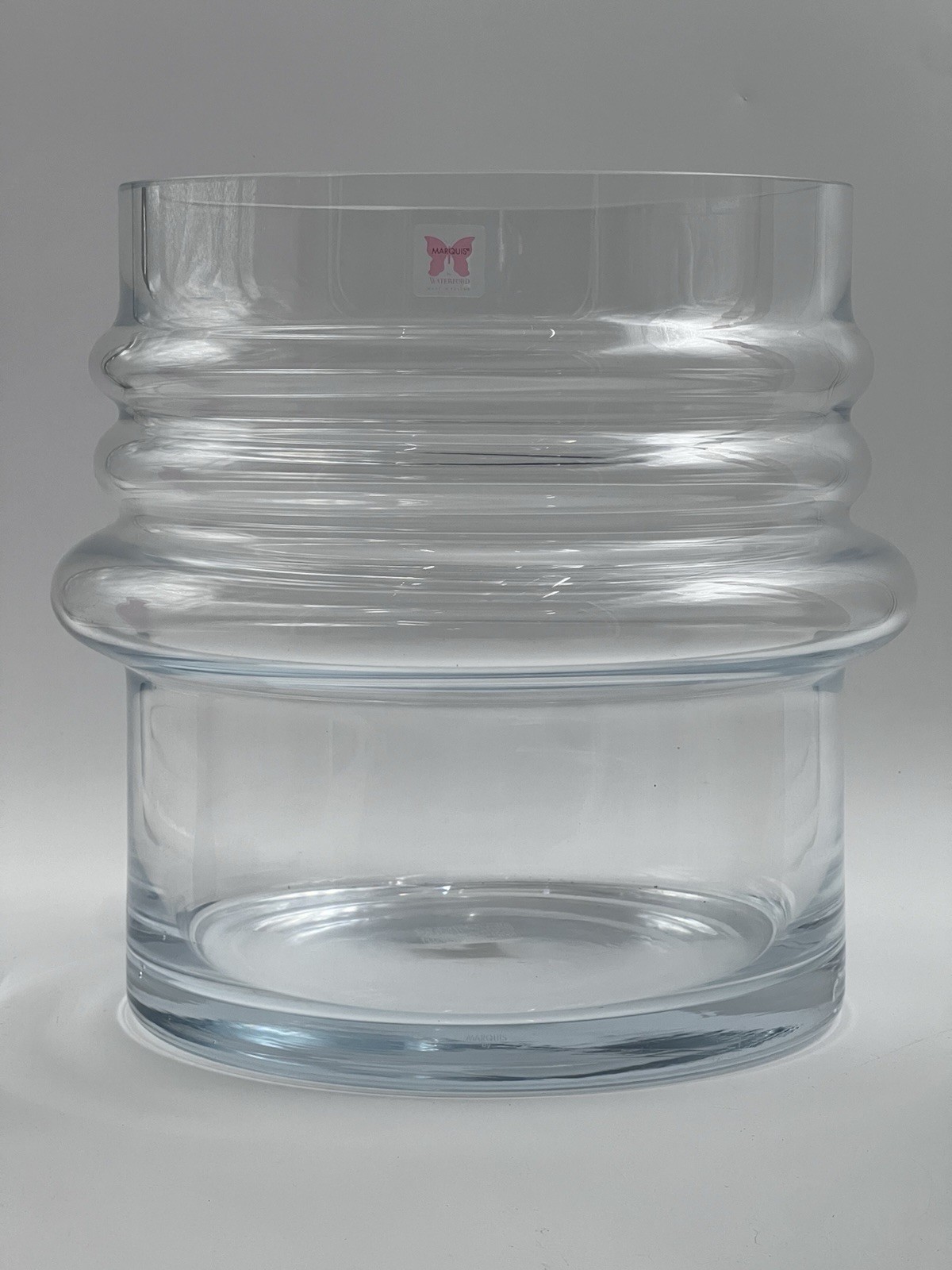 Marquis Rumba Waterford Crystal Clear Glass Wine Cooler Oversized Heavy Thick