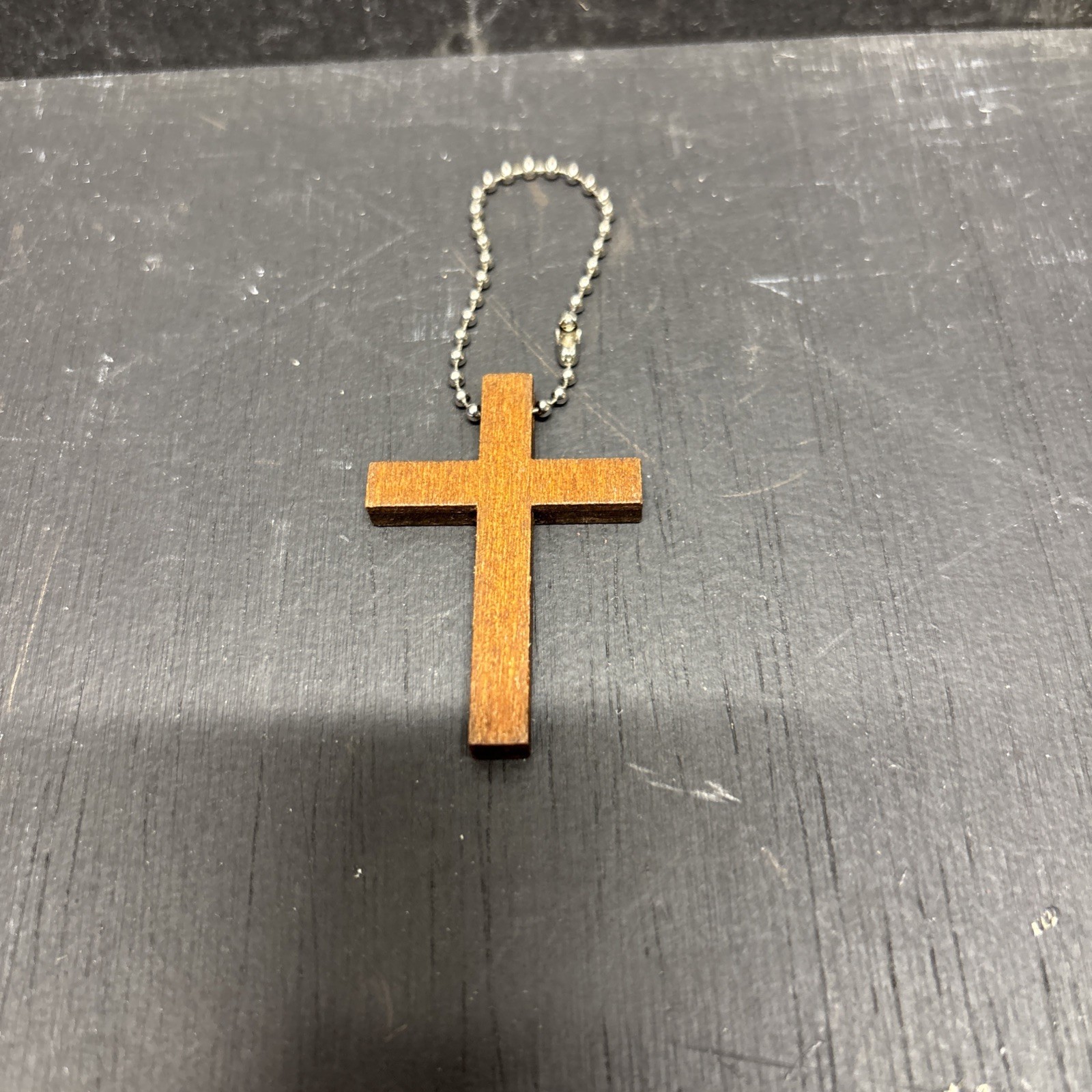 Y2k Wood Cross/Keychain  