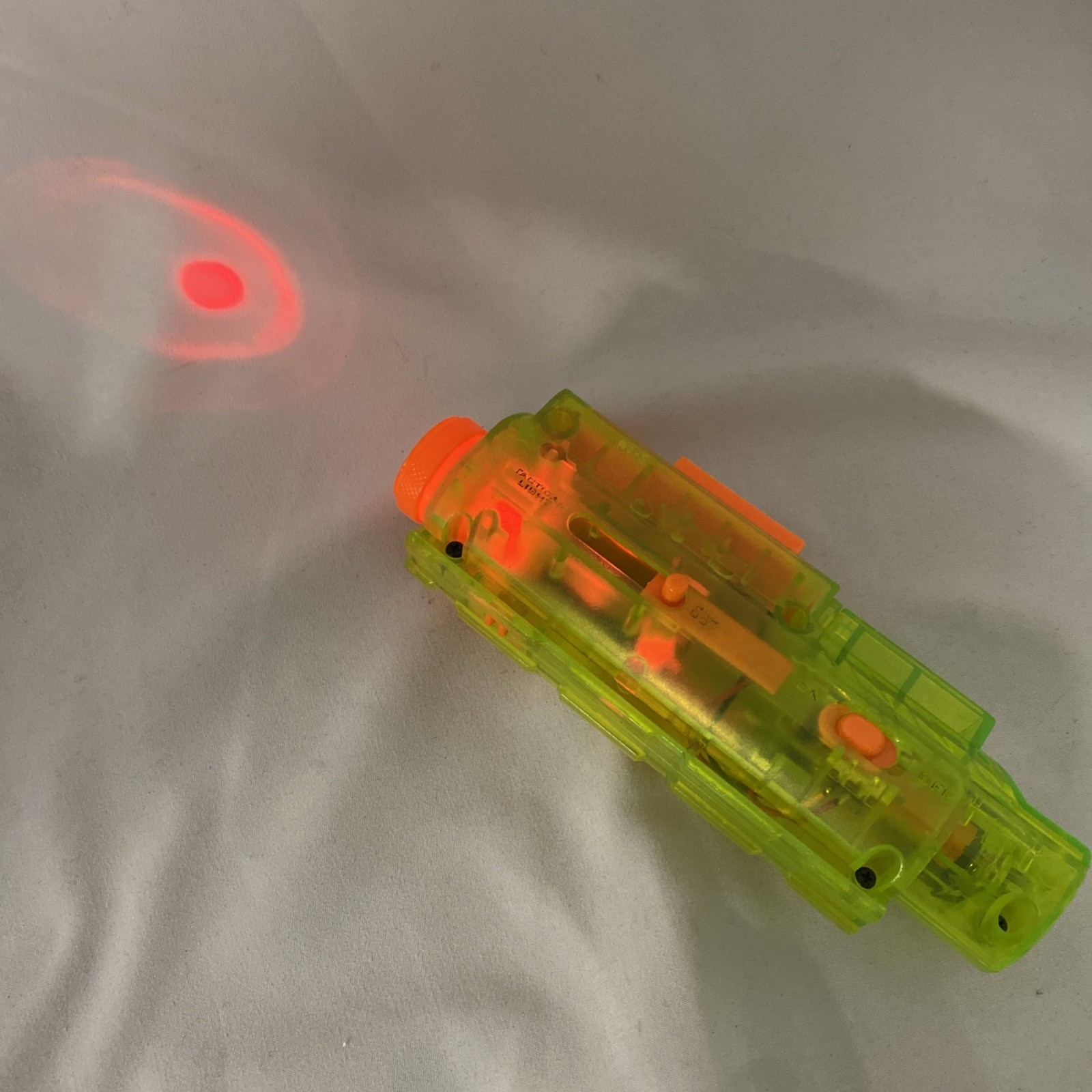 Nerf Clear Sonic Green Laser Sight Red Dot Light Attachment