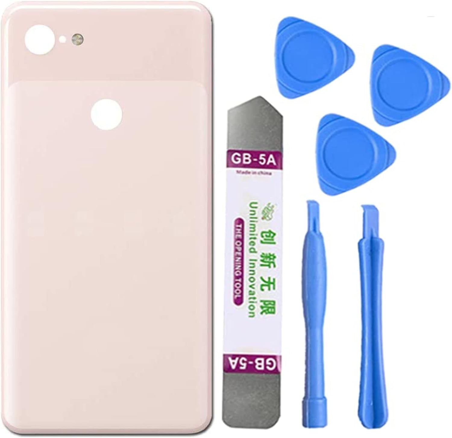 Replacement Back Glass Rear Panel Back Door Housing Parts for Google Pixel 3 XL