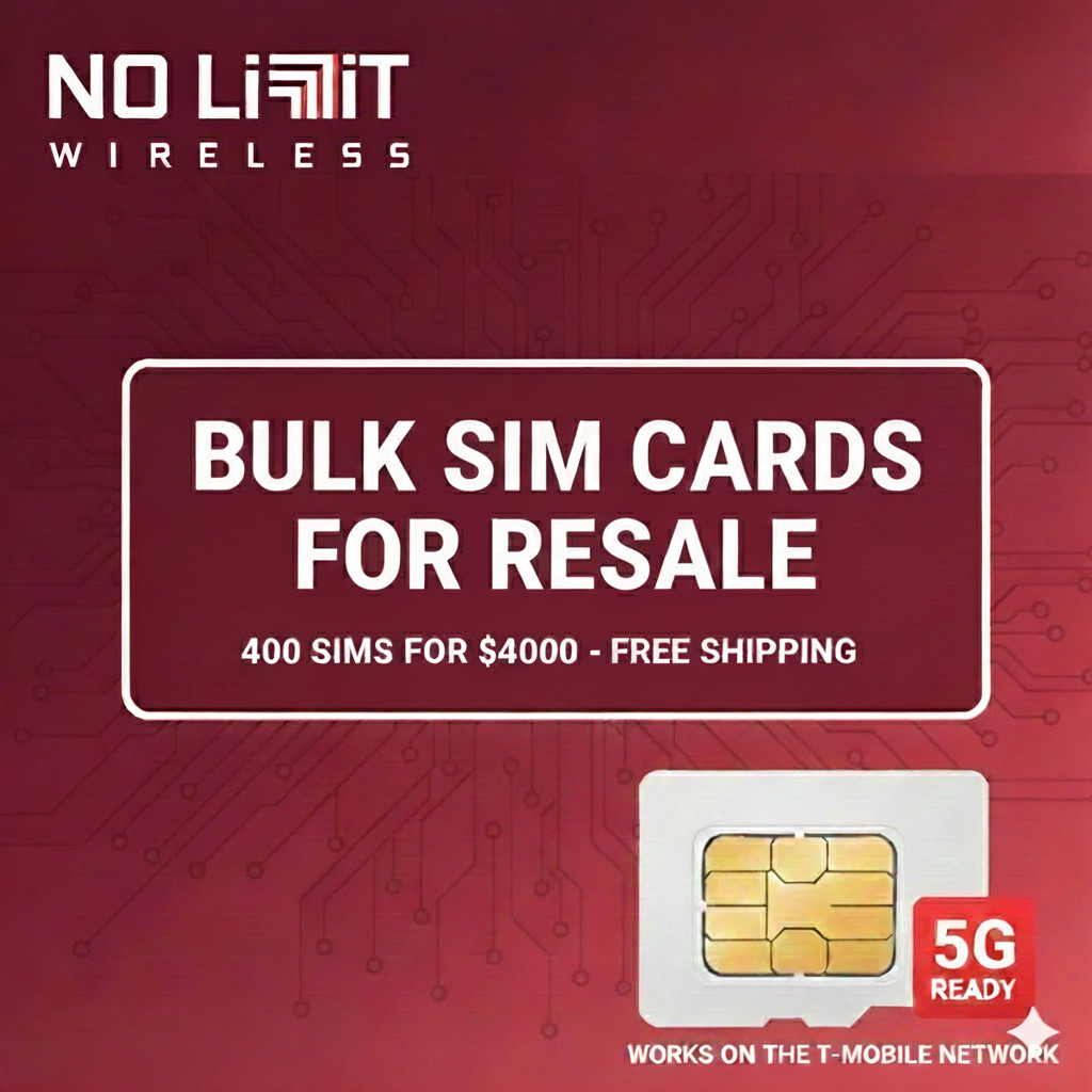 Lot of 400 Bulk SIM Card Starter Kits - T-Mobile Network - 5G LTE - Wholesale