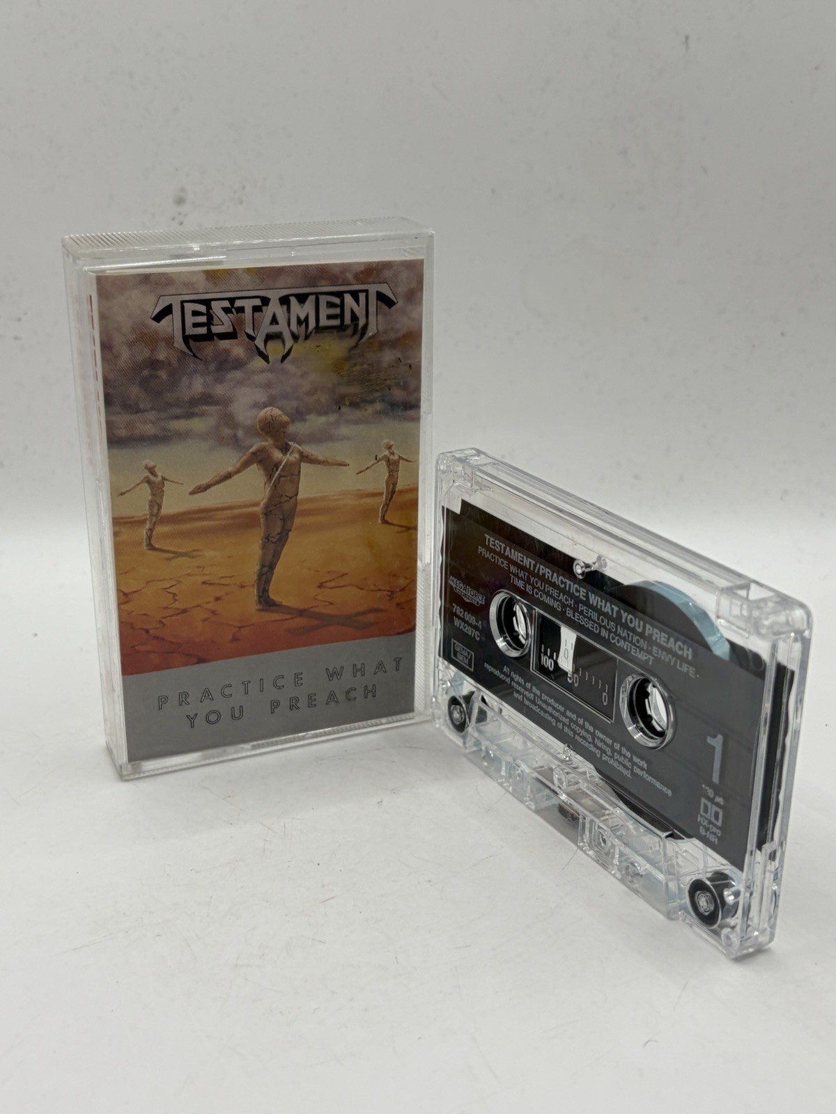 Testament - Practice What You Preach Cassette Tape 1989 Atlantic Records