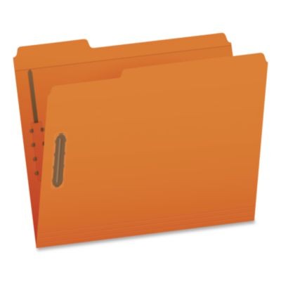 Esselte 1007029 Colored Top Tab Fastener Folders, 1/3-cut Tab: Assorted, Expands