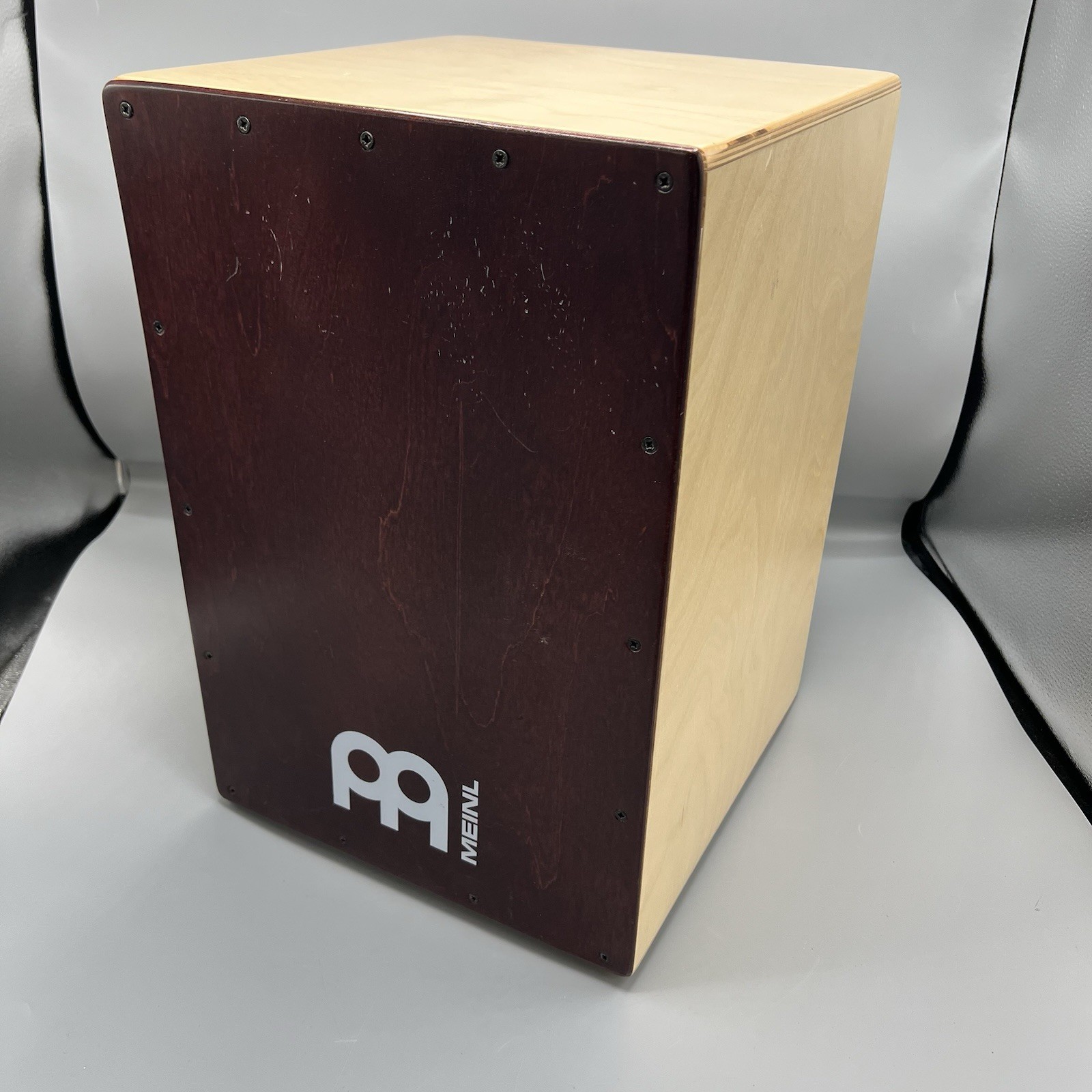 Meinl Percussion Snarecraft Cajon big drum box 2 snare wires Almond SC100AB