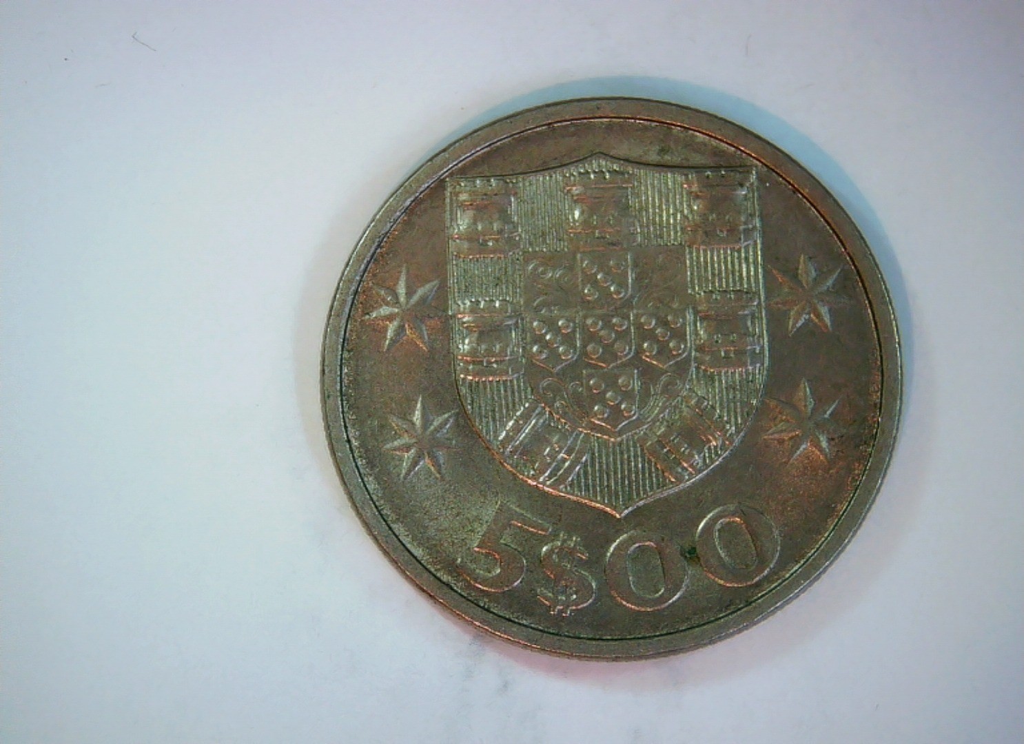 Portugal 1984 5 Escudos Portuguese Escudo (ship type) Coin