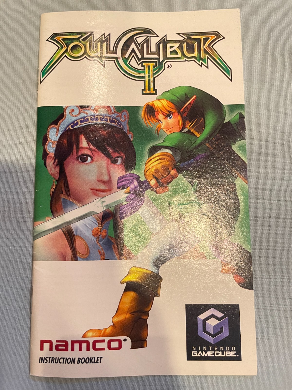 Soul Calibur II 2 - Nintendo GameCube Video Game Instruction Booklet Manual ONLY