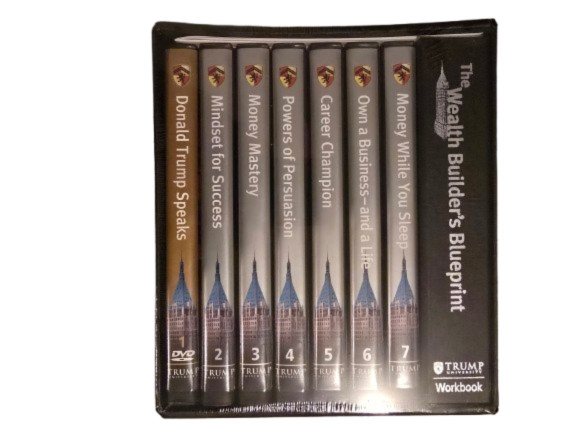 TRUMP UNIVERSITY WEALTH BUILDERS BLUEPRINT Real Estate DVD collection set