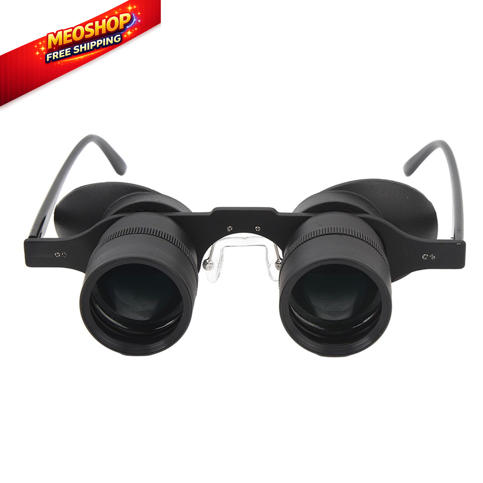 Binocular Glasses, 10X Zoom HD Lens Adjustable Focus Grey, yellow, red 