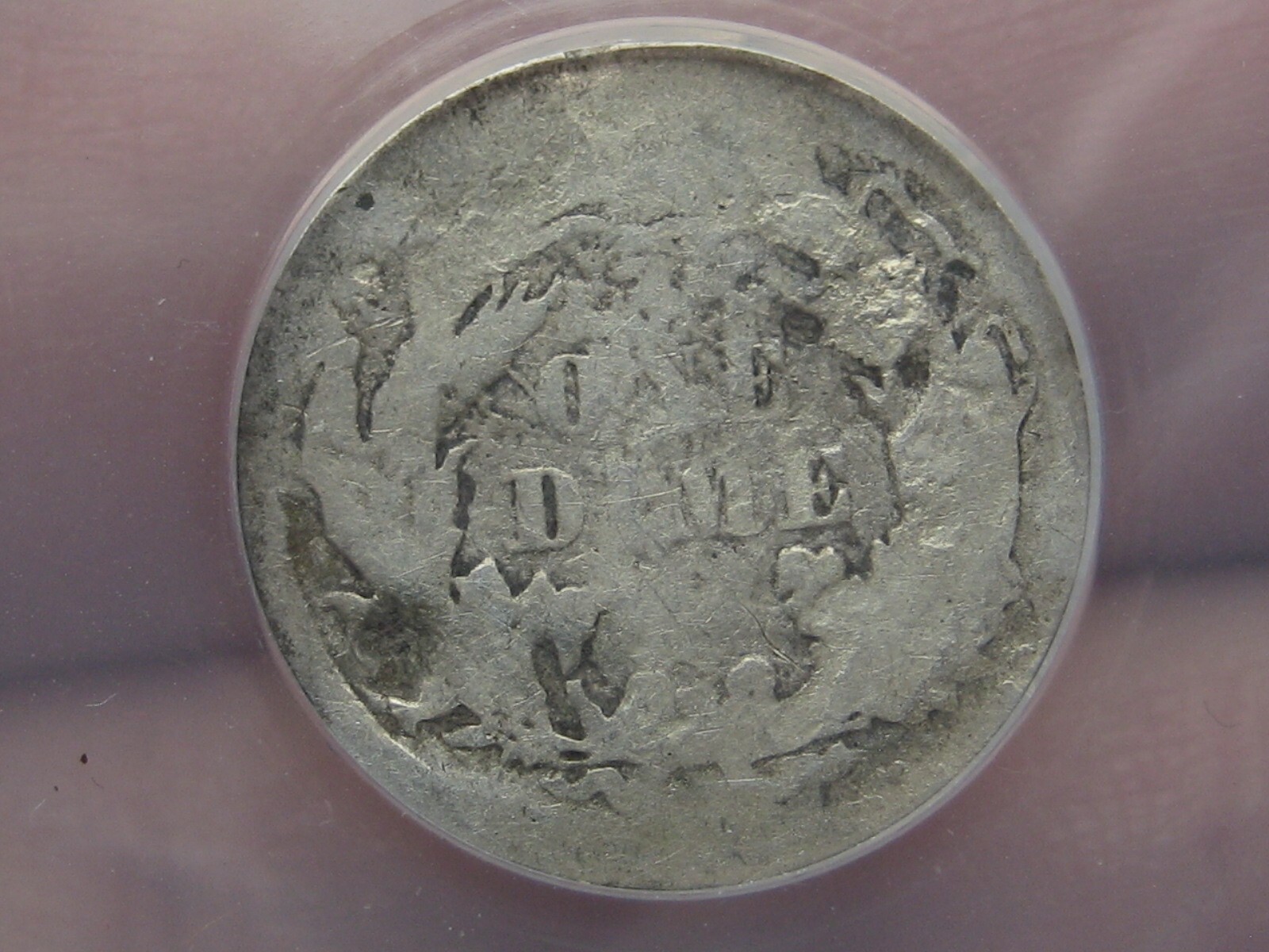 1865 S Seated Liberty Silver Dime- San Francisco, ANACS Certified