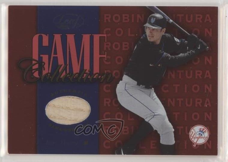 2002 Leaf Game Collection Bat Robin Ventura #RV-B pd6