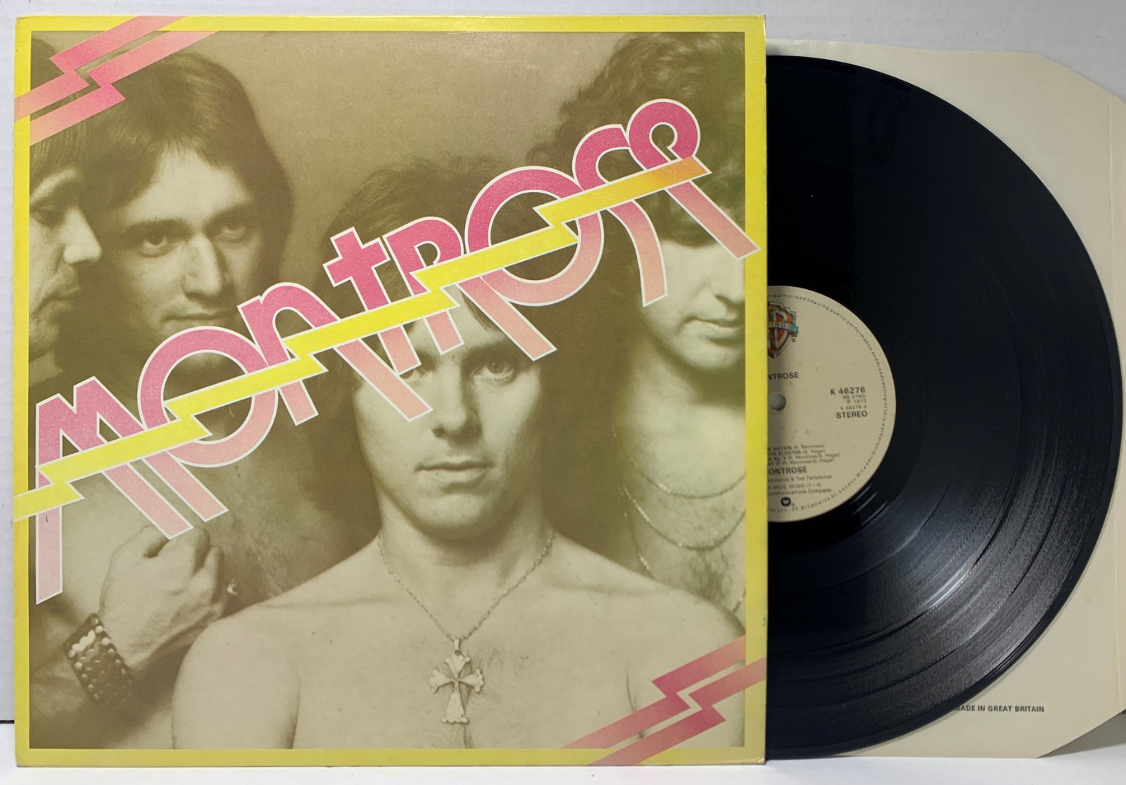 LP Montrose Self Titled K46276 1973 UK Vinyl EXCELLENT Cover EXCELLENT