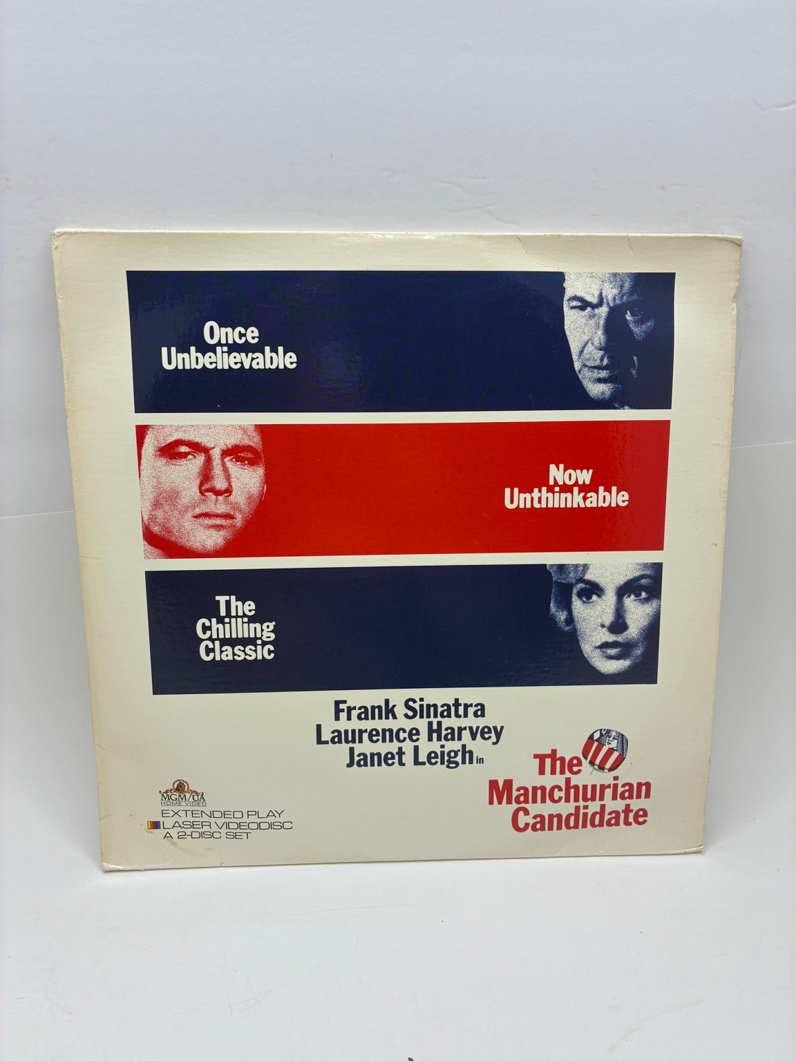 The Manchurian Candidate LaserDisc 1962 Political Thriller MGM/UA EP
