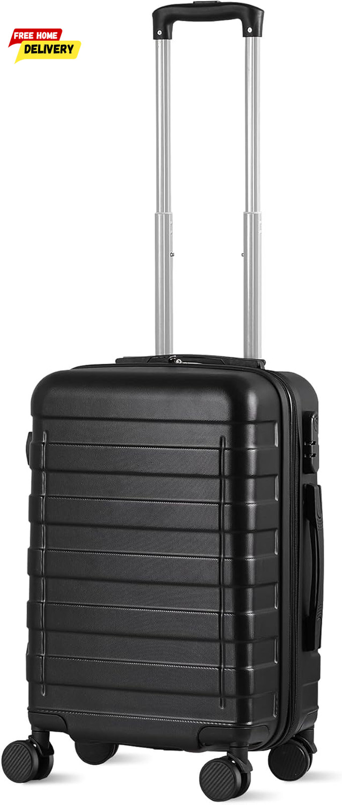 21 Inch Carry on Luggage with Spinner Wheel, Expandable Hardside Suitcase Height