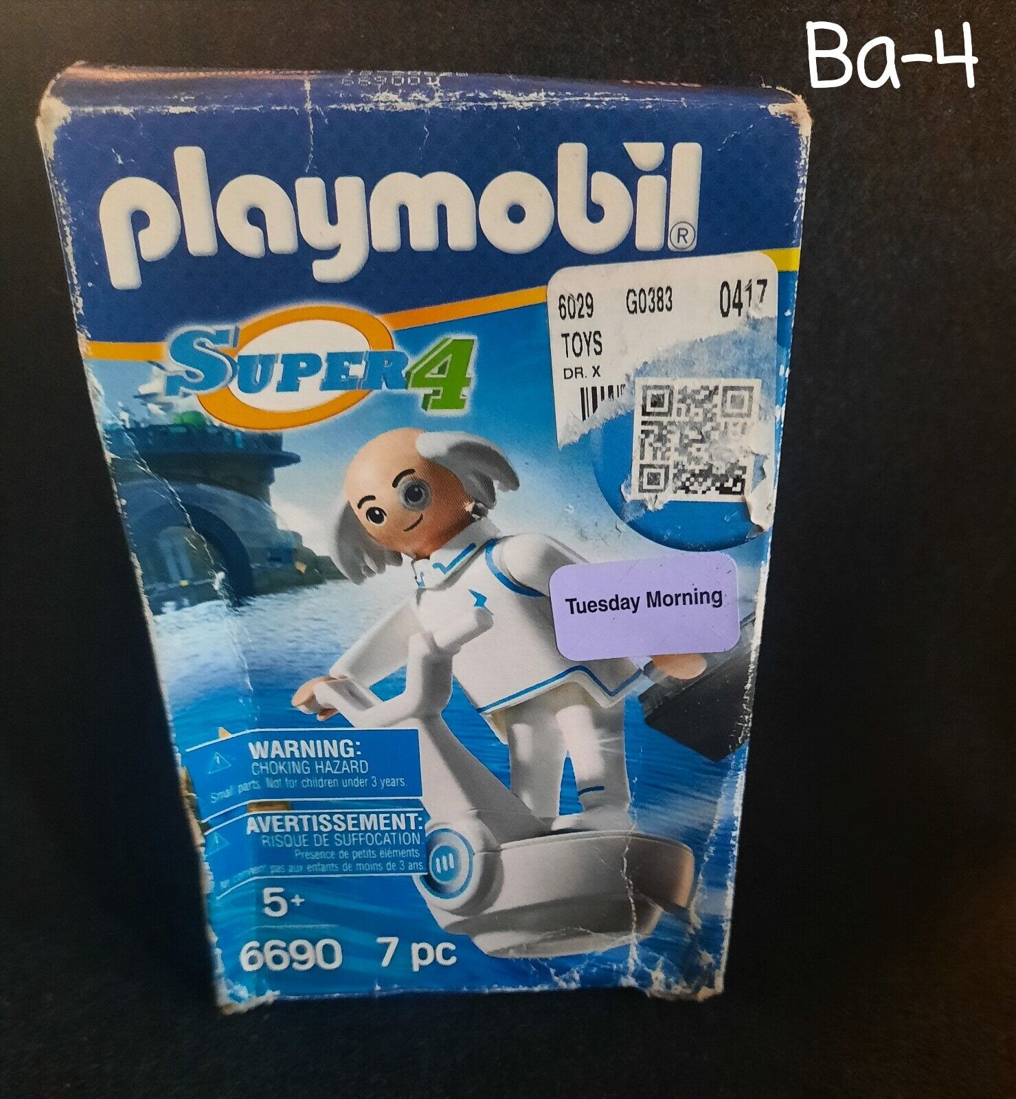 Playmobil 6690 Super 4 Dr X New opened box Sealed bags.   