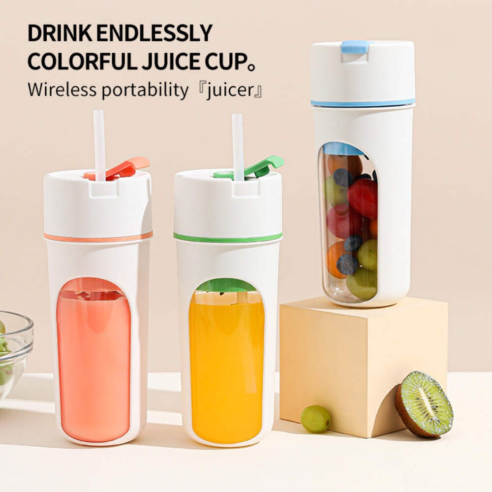 Portable USB-C Rechargeable Fruit Blender 400ml NutriMixer Travel Food Processor