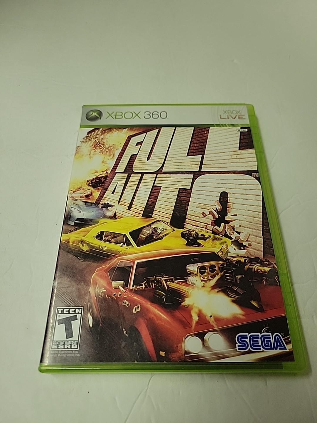 Full Auto (Microsoft Xbox 360) CIB Complete W/ Manual Tested & Working