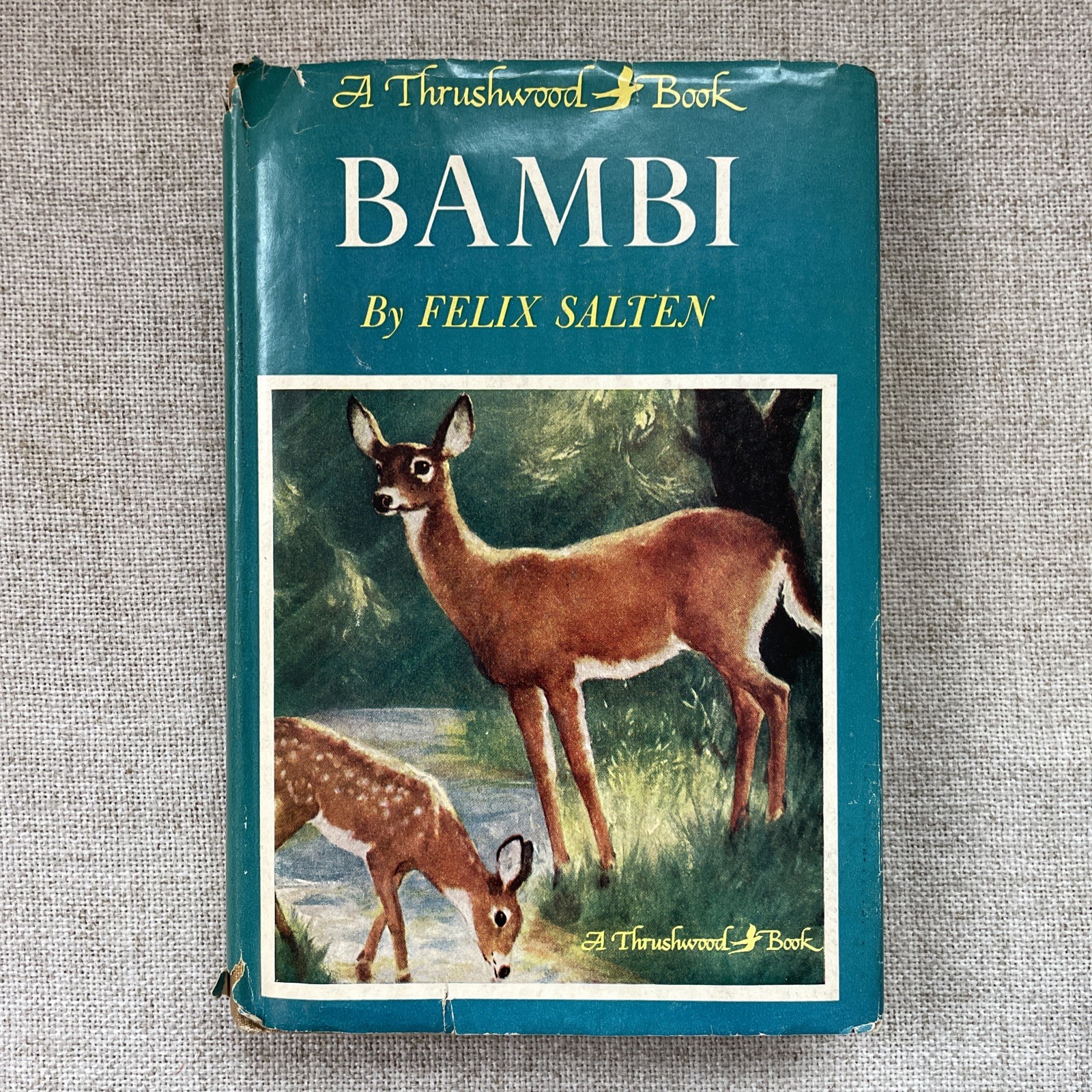 Bambi By Felix Salten 1929 HC DJ A Thrushwood Book Illustrated By Kurt Wiese