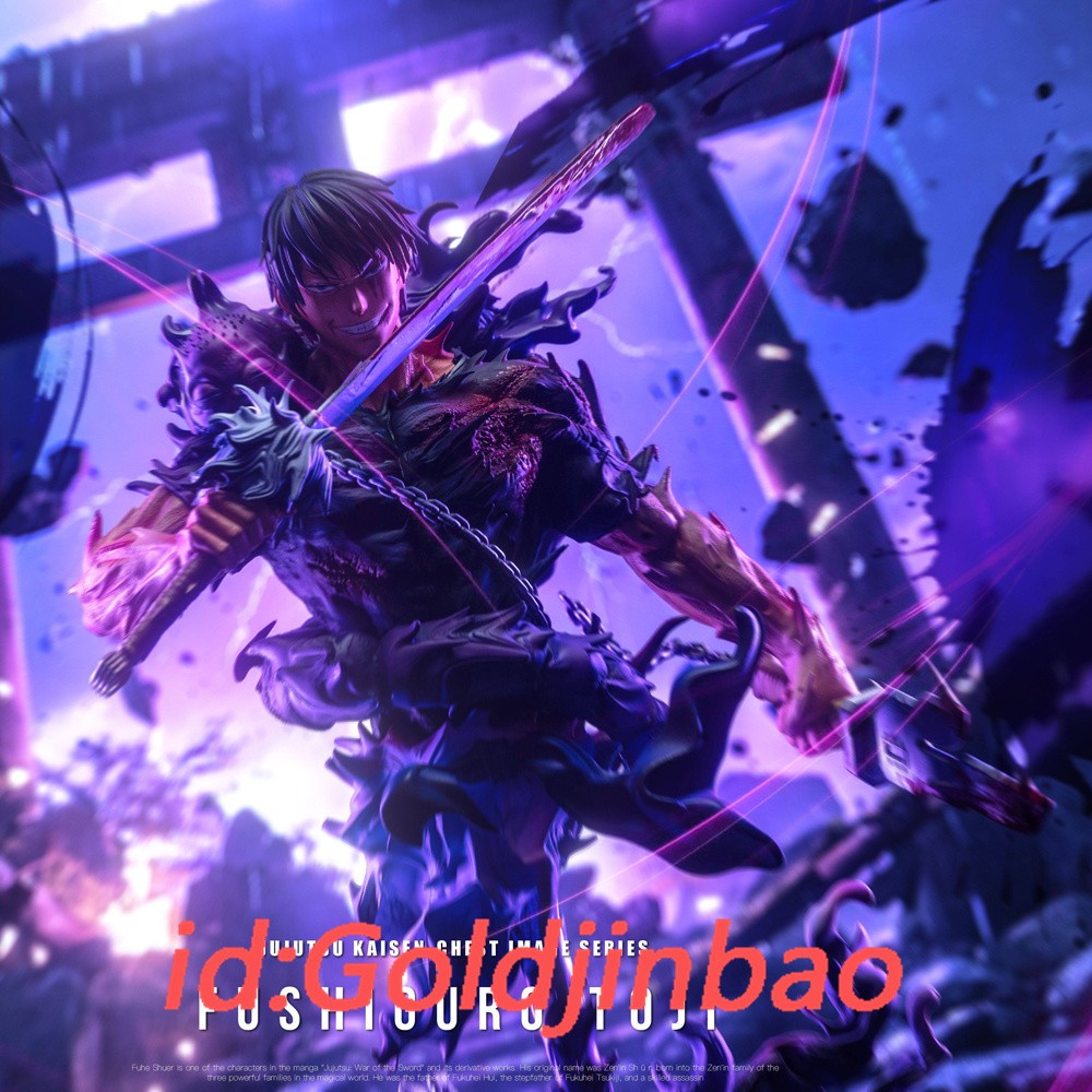 LuanWu Studio Jujutsu Kaisen Fushiguro Toji Model Pre-order Painted 1/6 H35cm