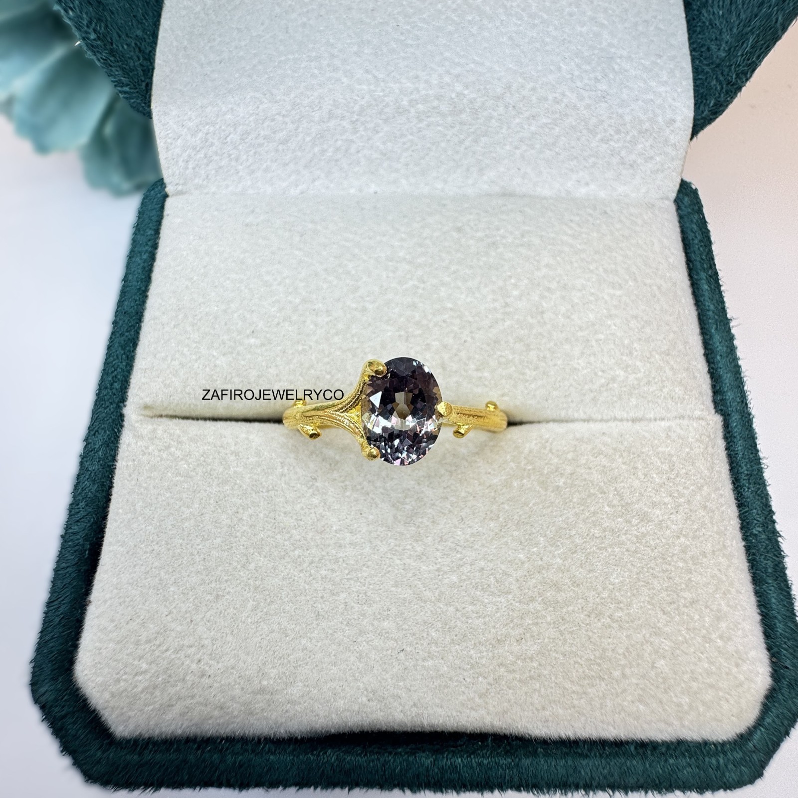 Alexandrite Ring, Engagement Ring, June Birthstone, 925 Sterling Silver