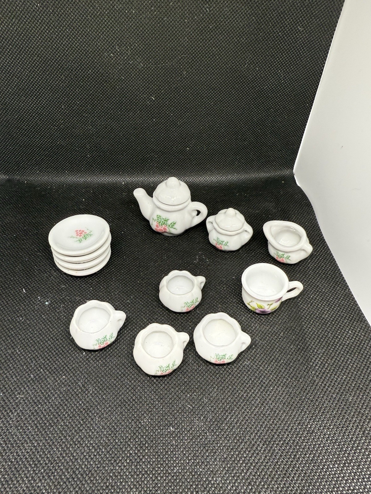 Vintage Miniature Porcelain Children’s Tea Set(s) Floral - VINTAGE
