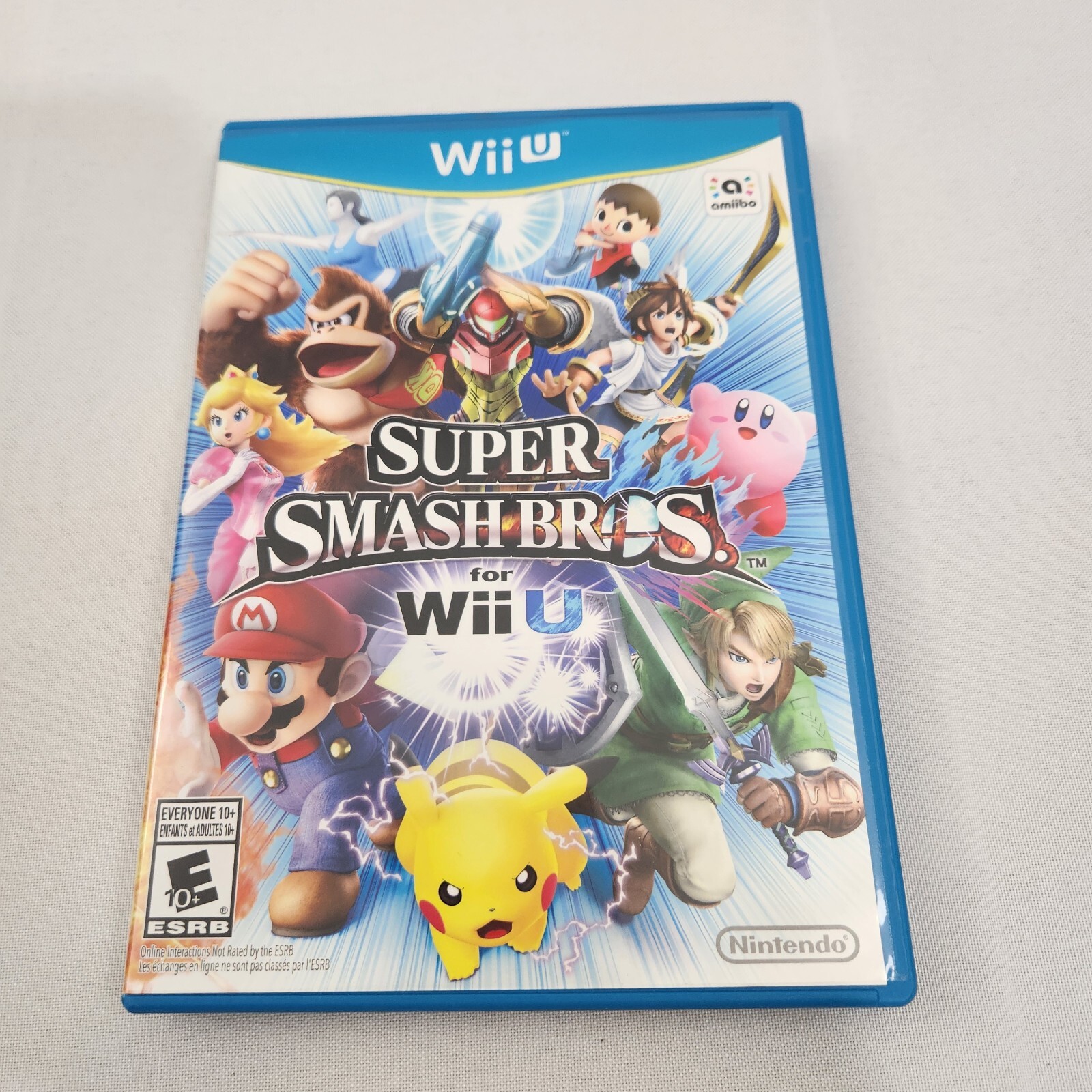 Super Smash Bros. for Nintendo Wii U (No Disc) Case & Artwork Only