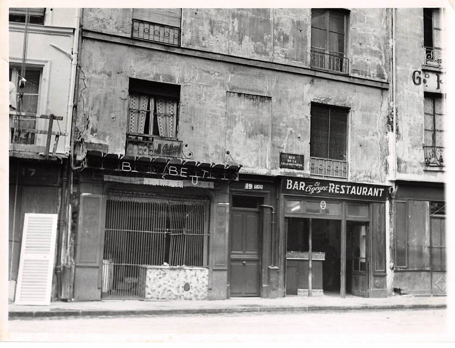Press Photo AM21058 Approximately 24X18 CM 1945 Butcher Attack Rue De La Char