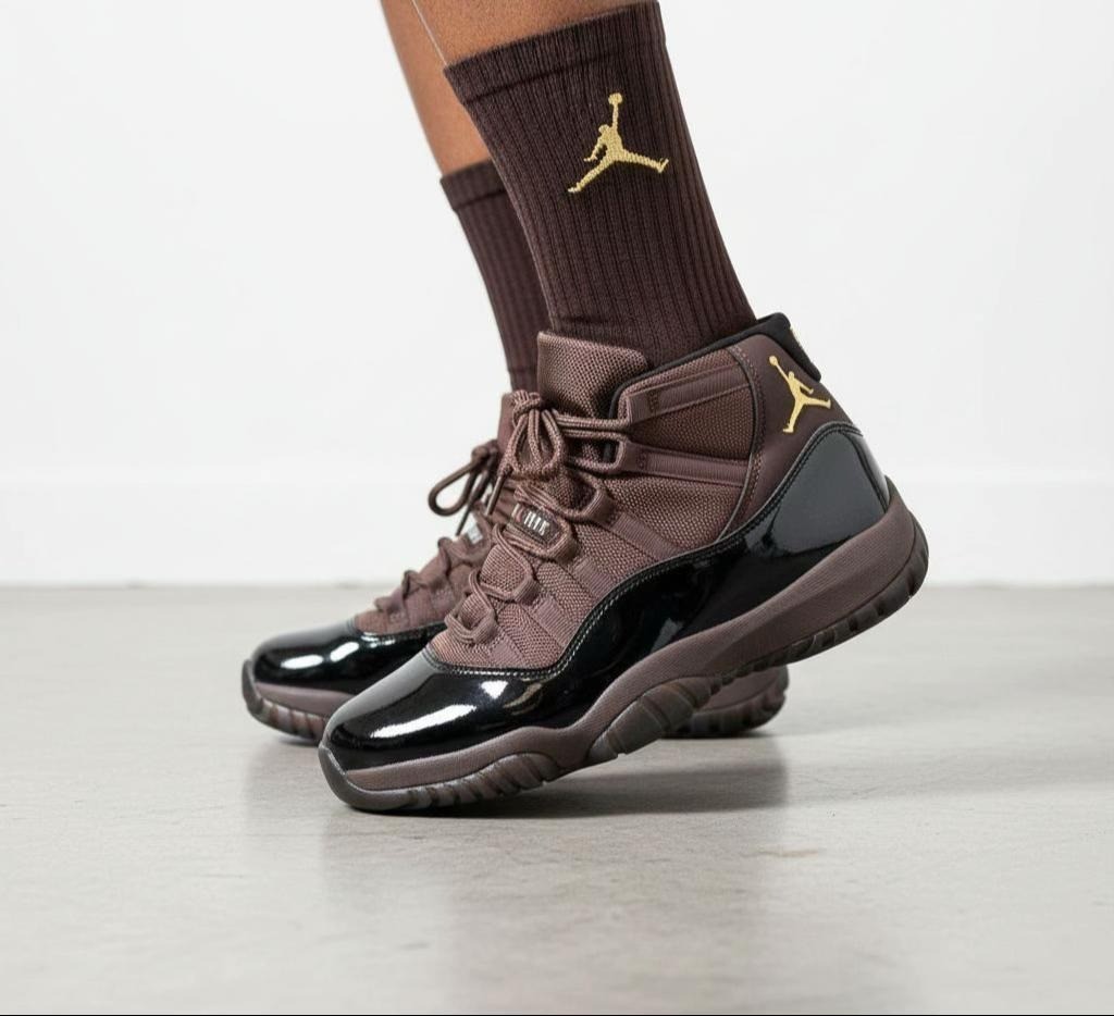 Jordan 11 Retro Brown Black Men's Size US 7-12