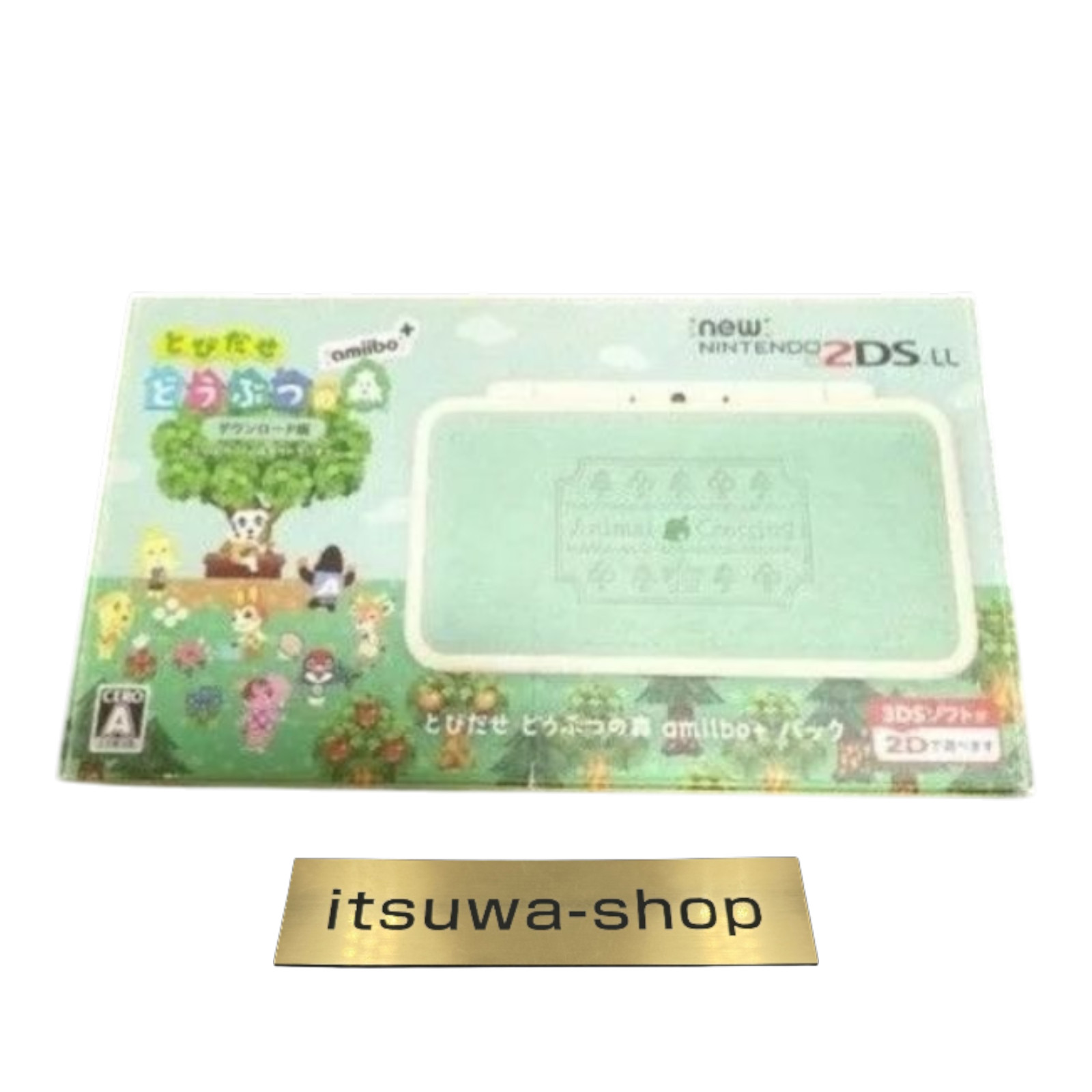 New Nintendo 2DS XL LL Animal Crossing with Amiibo Doubutsu No Mori 