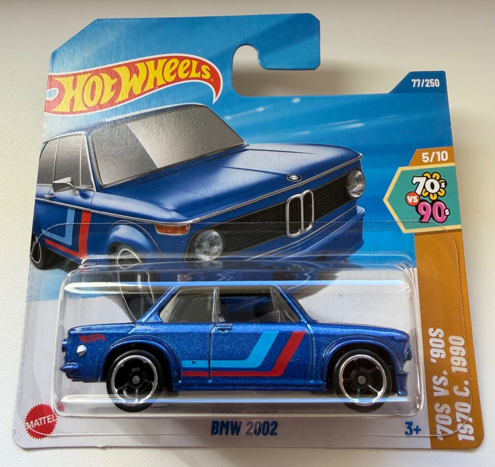 2025 Hot Wheels #77 70s vs 90s BMW 2002 blue