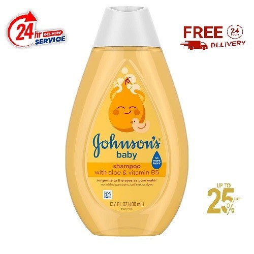Johnson's Baby Shampoo, Tear-Free with Gentle Formula, 13.6 fl. oz