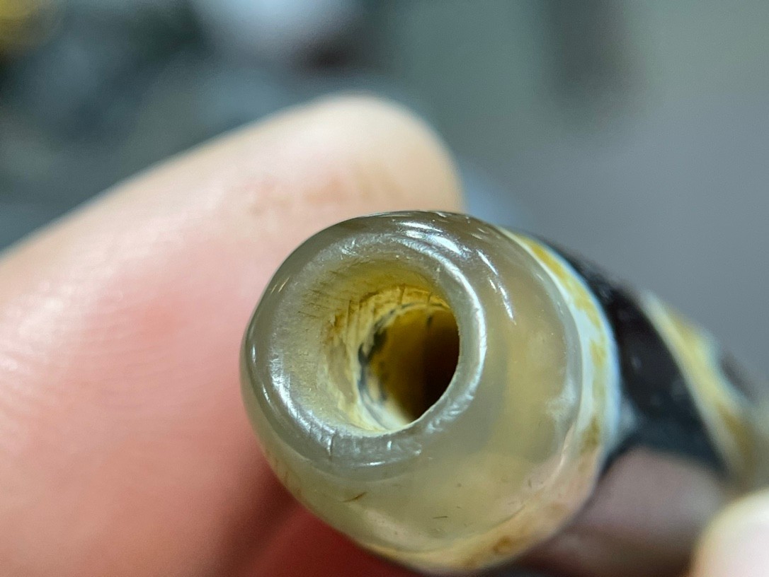 Old Tibetan Nepalese Himalayan Ancient  eye Old Dzi Talisman Beads Amulet 财神天珠